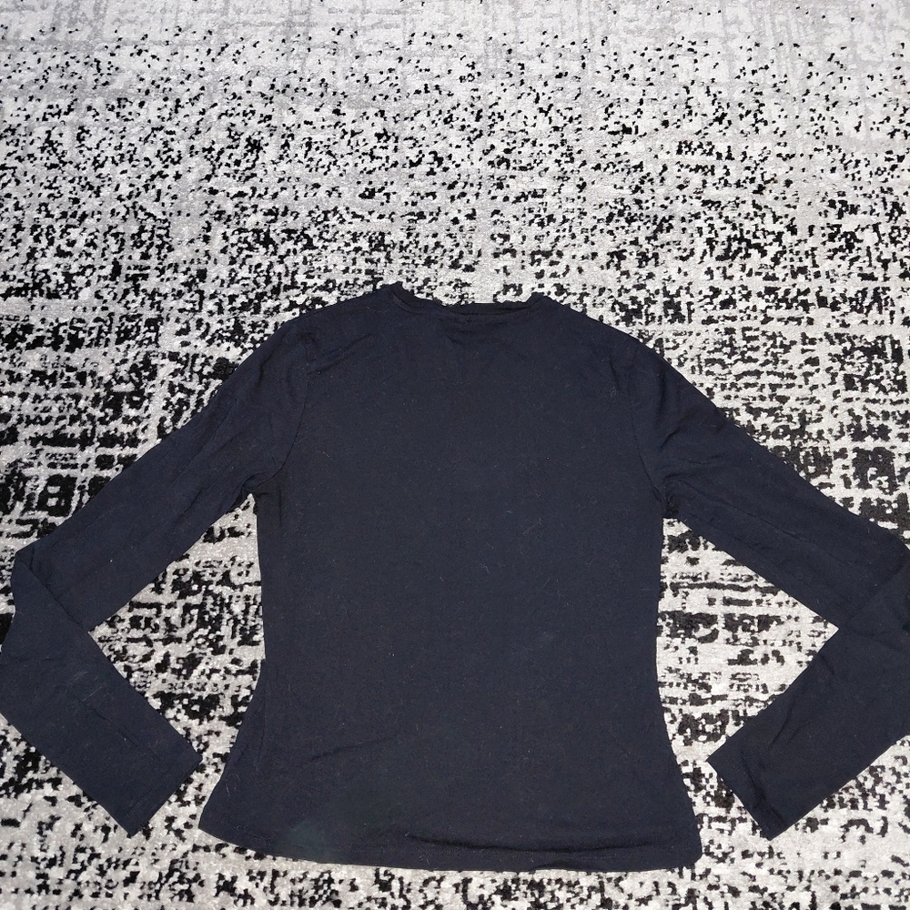 H&M Divided Black Long Sleeve T-Shirt - Size S - Essential Basic - Picture 14 of 14